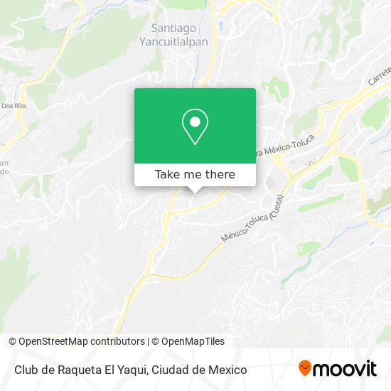 Club de Raqueta El Yaqui map