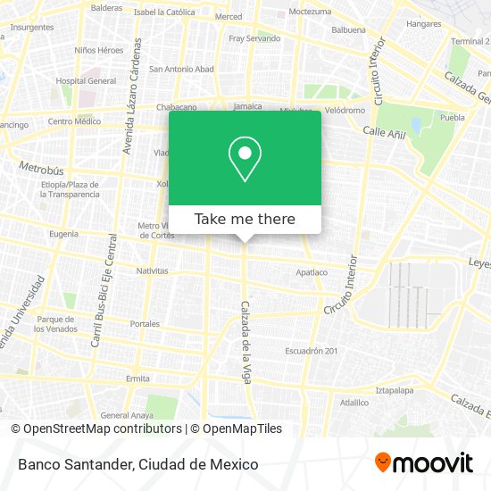 Banco Santander map