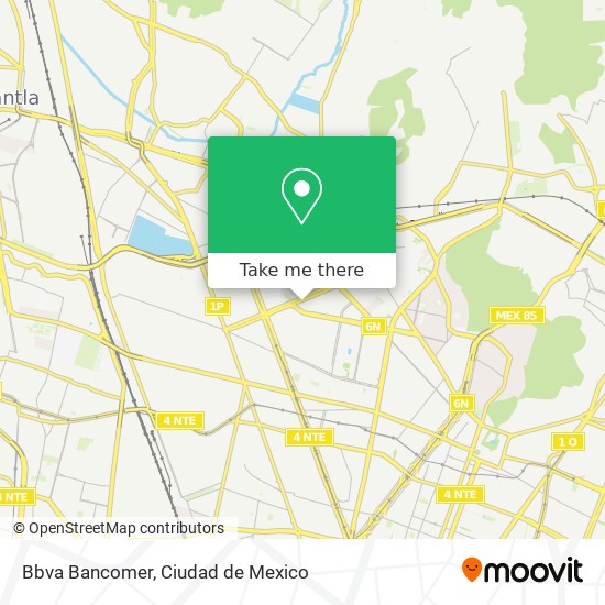 Bbva Bancomer map