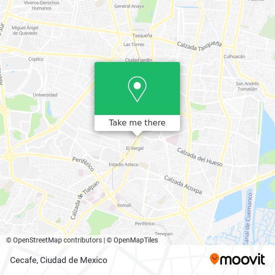 Mapa de Cecafe