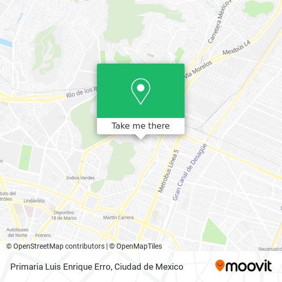 Primaria Luis Enrique Erro map