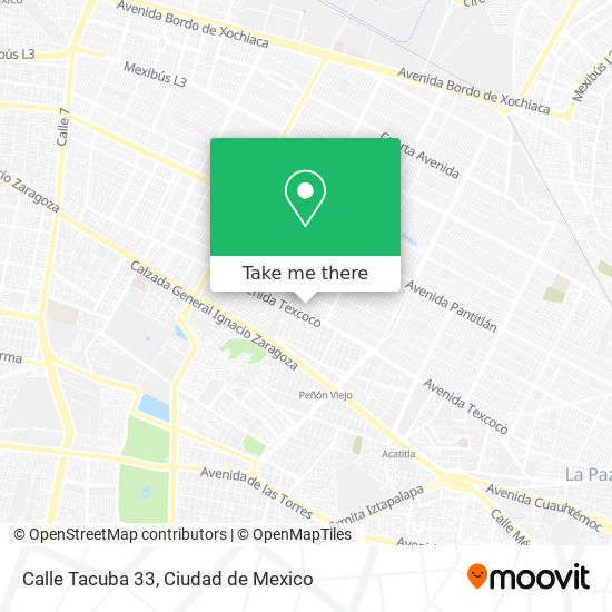 Calle Tacuba 33 map