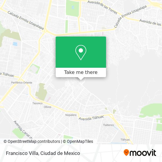 Francisco Villa map