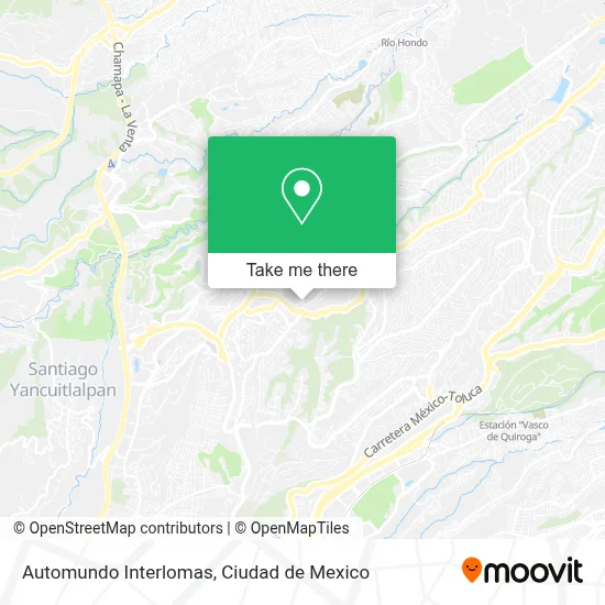 Automundo Interlomas map