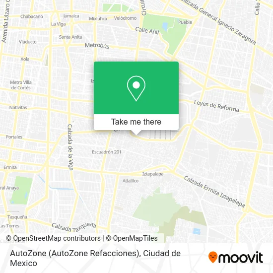 AutoZone (AutoZone Refacciones) map