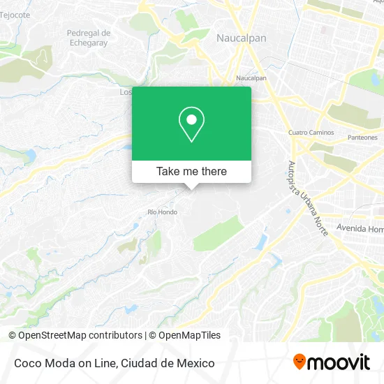 Coco Moda on Line map