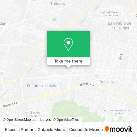 Mapa de Escuela Primaria Gabriela Mistral