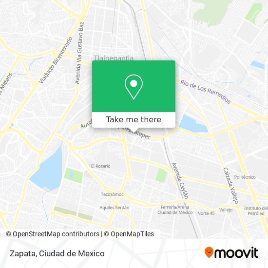 Mapa de Zapata