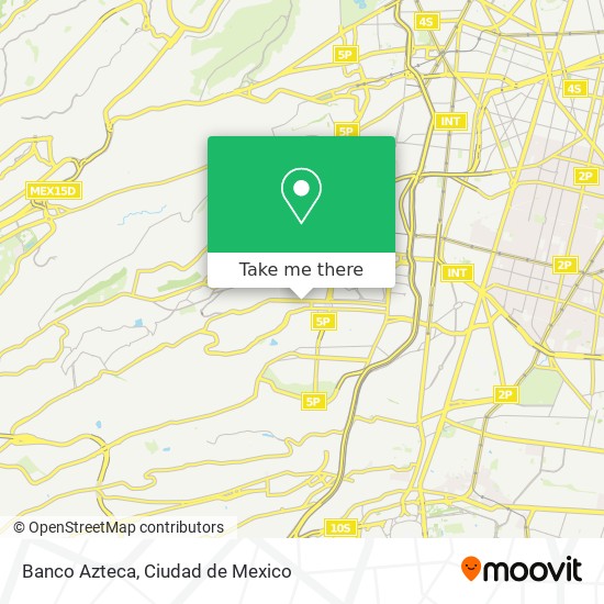 Banco Azteca map