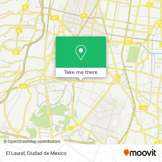 El Laurel map