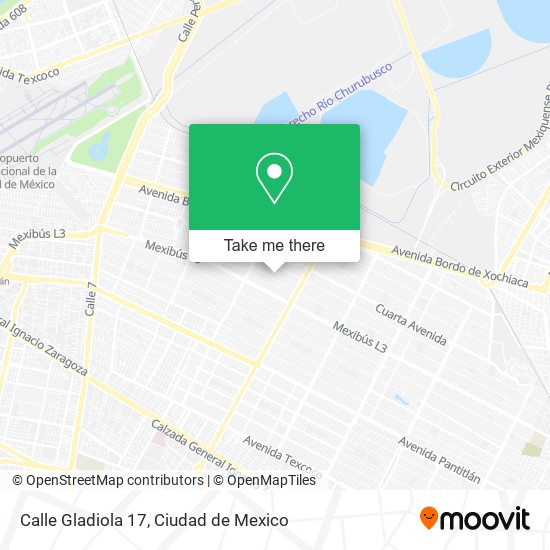 Calle Gladiola 17 map