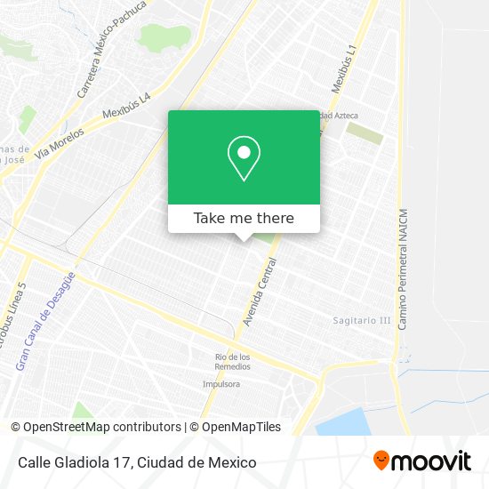 Calle Gladiola 17 map