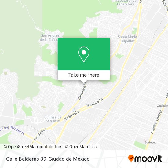 Calle Balderas 39 map