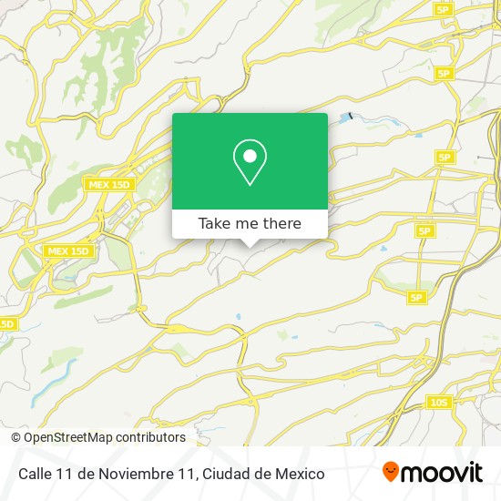 Calle 11 de Noviembre 11 map