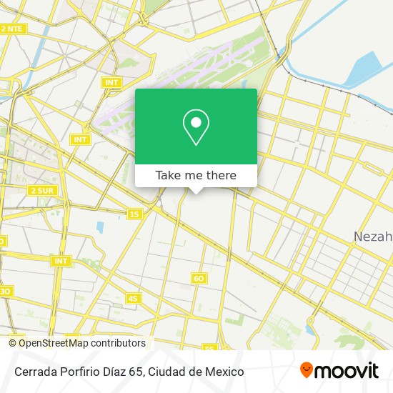 Mapa de Cerrada Porfirio Díaz 65