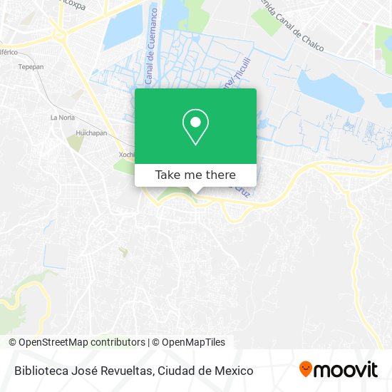 Mapa de Biblioteca José Revueltas