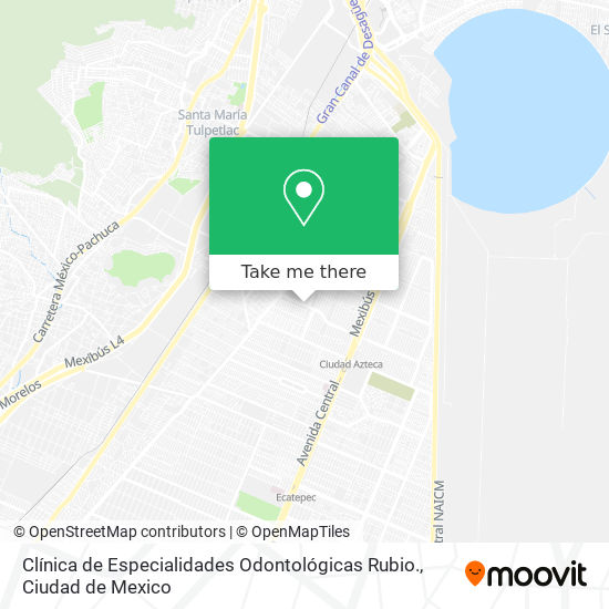 Clínica de Especialidades Odontológicas Rubio. map