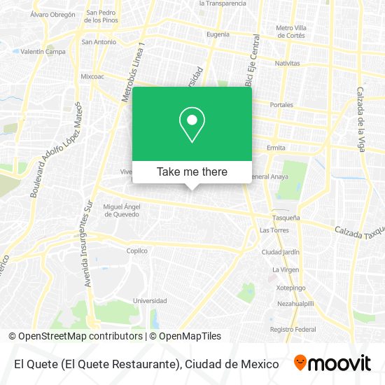 El Quete (El Quete Restaurante) map