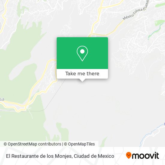 Mapa de El Restaurante de los Monjes