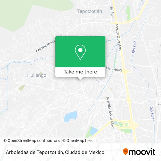 Mapa de Arboledas de Tepotzotlán