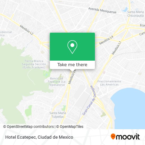 Hotel Ecatepec map