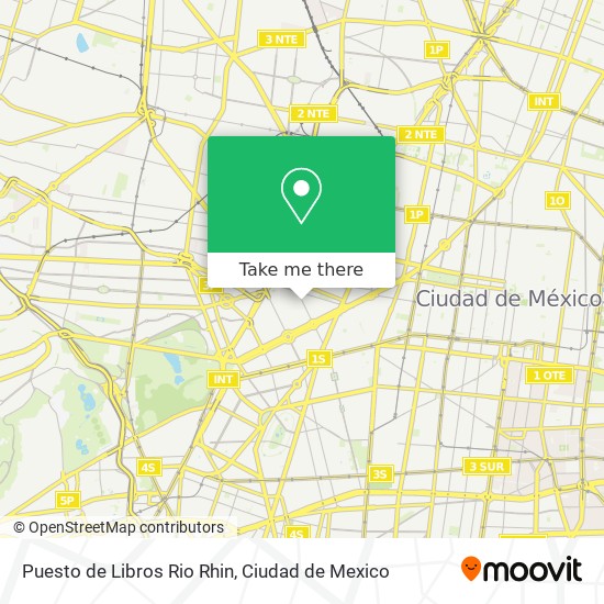 Puesto de Libros Rio Rhin map