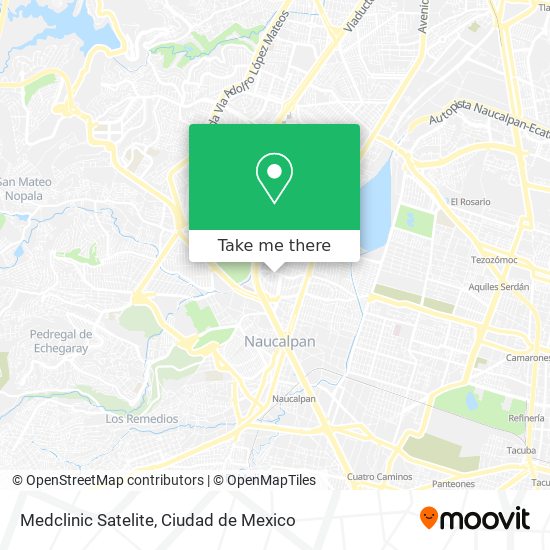 Mapa de Medclinic Satelite