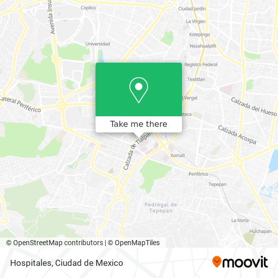 Mapa de Hospitales