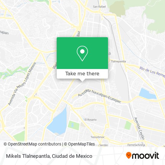 Mapa de Mikels Tlalnepantla