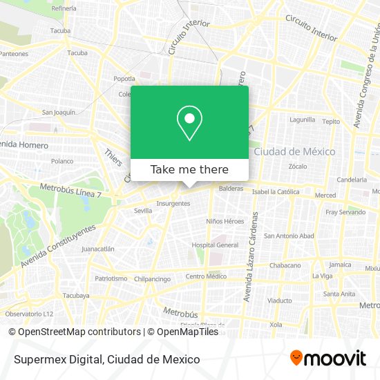 Mapa de Supermex Digital