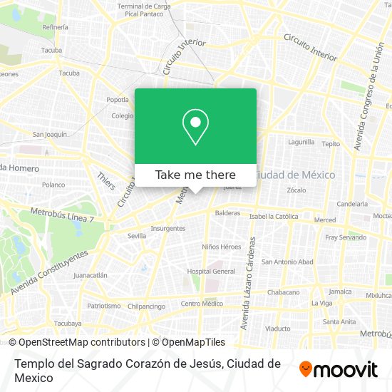 Templo del Sagrado Corazón de Jesús map