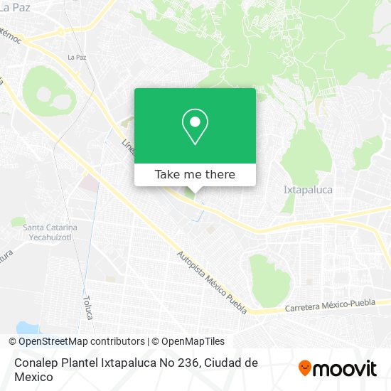 Conalep Plantel Ixtapaluca No 236 map