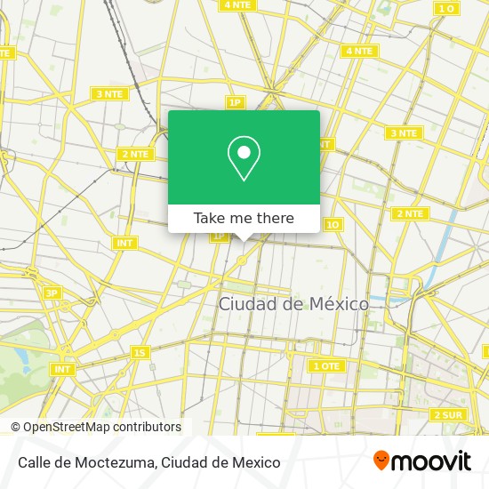 Calle de Moctezuma map