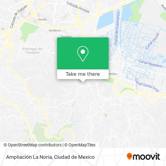 Mapa de Ampliación La Noria