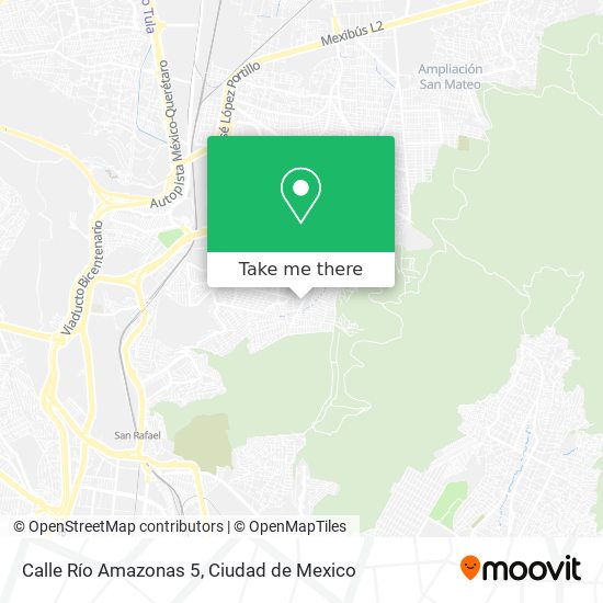 Calle Río Amazonas 5 map