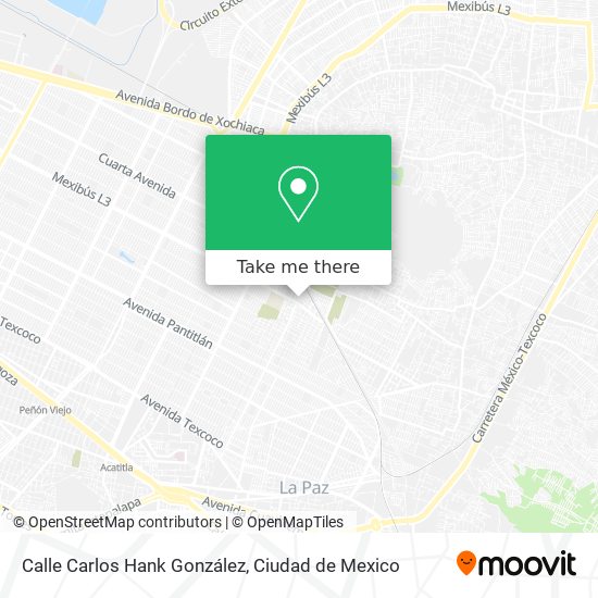 Calle Carlos Hank González map