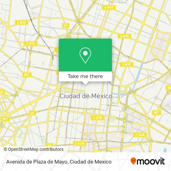 Mapa de Avenida de Plaza de Mayo
