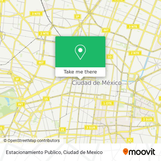 Mapa de Estacionamiento Publico