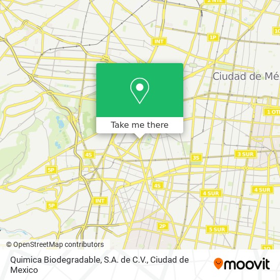 Quimica Biodegradable, S.A. de C.V. map