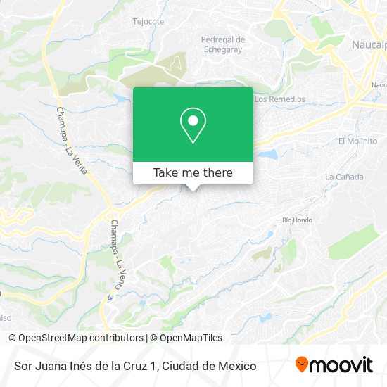Sor Juana Inés de la Cruz 1 map