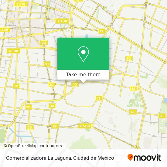 Comercializadora La Laguna map