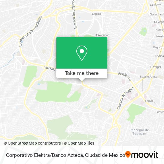 Corporativo Elektra / Banco Azteca map