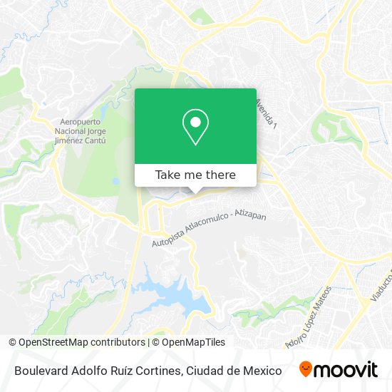 Boulevard Adolfo Ruíz Cortines map