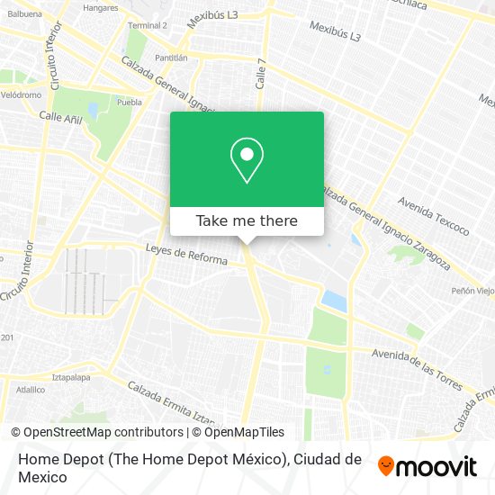 Home Depot (The Home Depot México) map