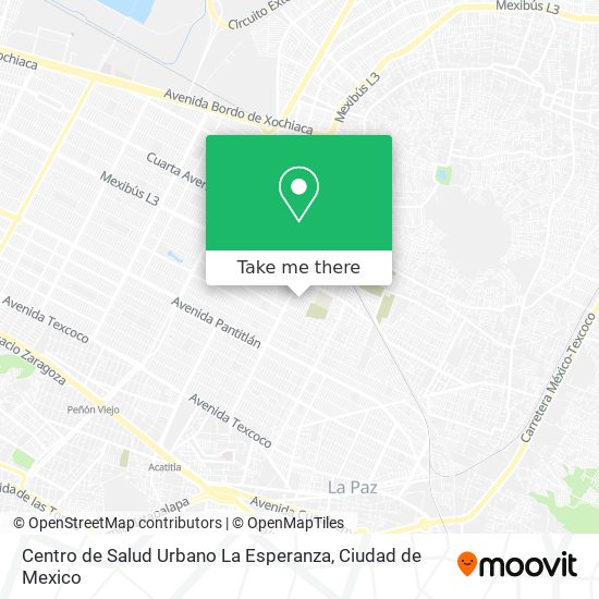 Centro de Salud Urbano La Esperanza map