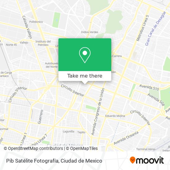 Pib Satélite Fotografía map