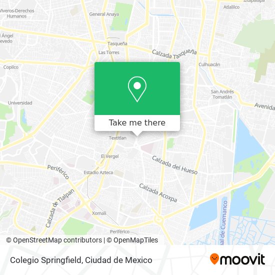 Mapa de Colegio Springfield
