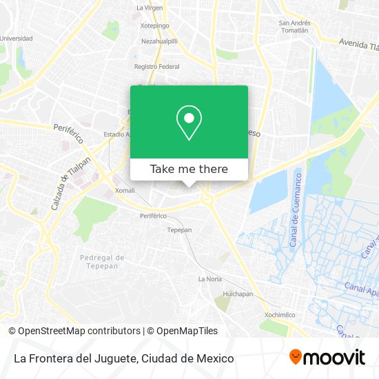 Mapa de La Frontera del Juguete