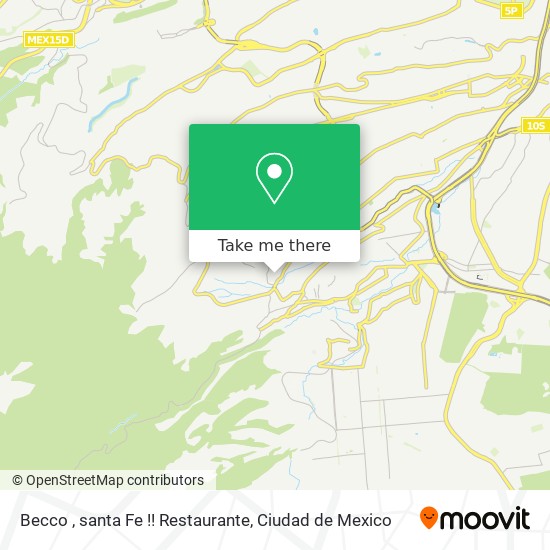 Becco , santa Fe !! Restaurante map