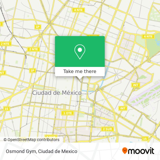 Mapa de Osmond Gym